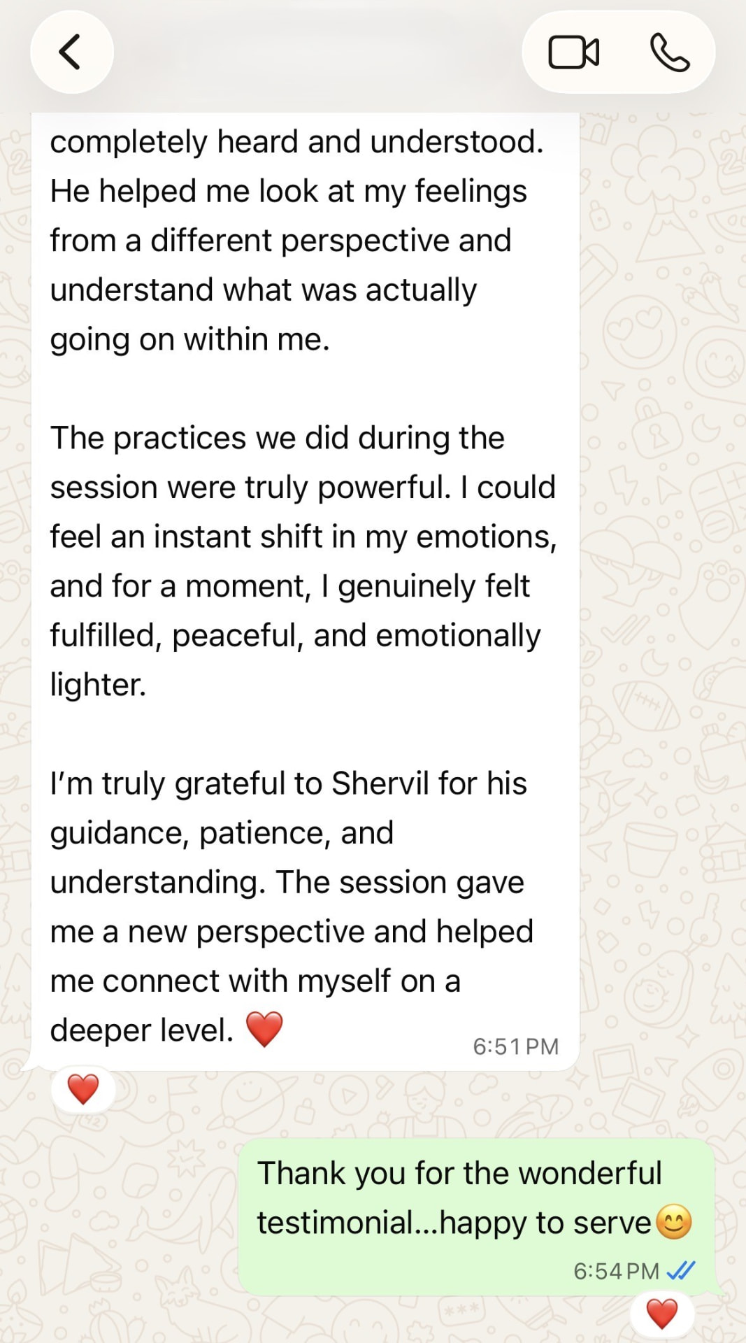 Ajay’s original Clarity Call testimonial, part 2