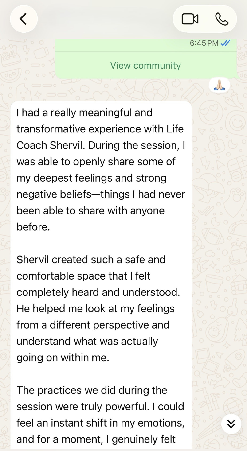 Ajay’s original Clarity Call testimonial, part 1